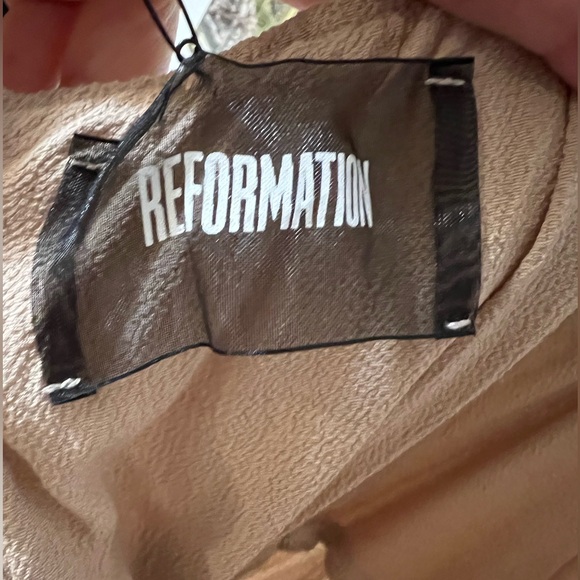 REFORMATION Rena dress in Champagne NEW with tags - Picture 7 of 7